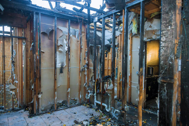 Professional Emergency Fire Cleanup technician working in Bethesda, OH